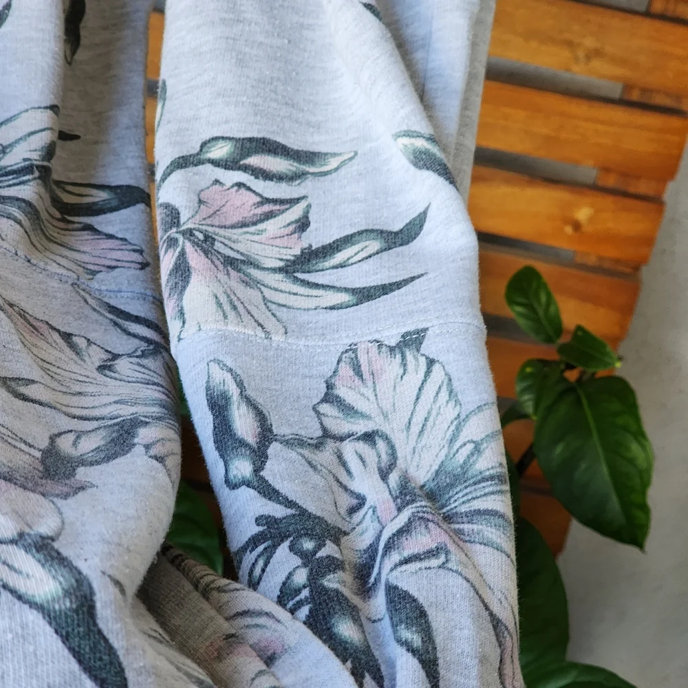 BILLABONG pants grey and floral Size 8 - Picture 7 of 8